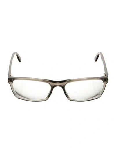 Pre-owned Tom Ford Square Eyeglasses In Transparent