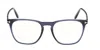 Tom Ford Square Frame Glasses In 52090 - Blu Luc