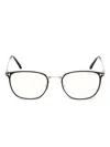 Tom Ford Square-frame Glasses In Black