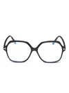 Tom Ford Square-frame Glasses In Black