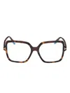 Tom Ford Square-frame Glasses In Brown