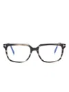 Tom Ford Square-frame Glasses In Black