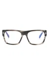 Tom Ford Square-frame Glasses In Black