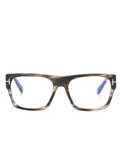 Tom Ford Square-frame Glasses In Black