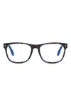 Tom Ford Square-frame Glasses In Black