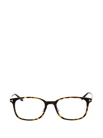 Tom Ford Square-frame Glasses In Black