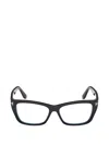 Tom Ford Ft6132-b Rectangular Eyeglasses In Black