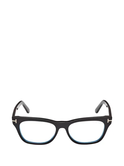 Tom Ford Square-frame Glasses In Black
