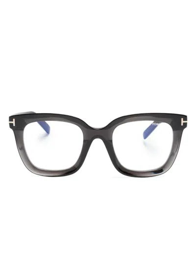 Tom Ford Square-frame Glasses In Black