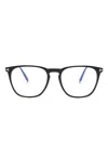 Tom Ford Square-frame Glasses In Black