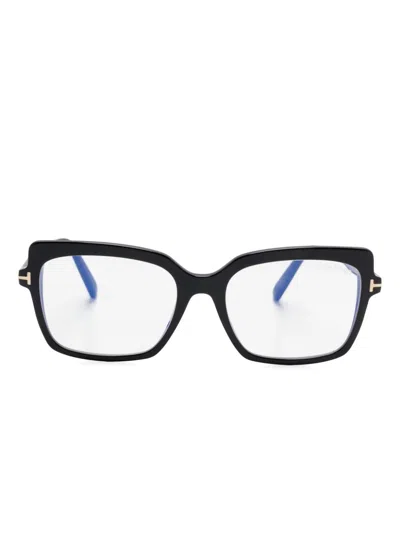 Tom Ford Square-frame Glasses In Black