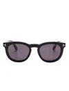 Tom Ford Square-frame Glasses In Black
