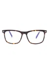Tom Ford Square-frame Glasses In Brown