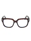 Tom Ford Square-frame Glasses In Brown