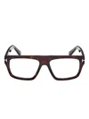 Tom Ford Square-frame Glasses In Brown