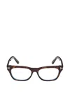 Tom Ford Square-frame Glasses In Brown