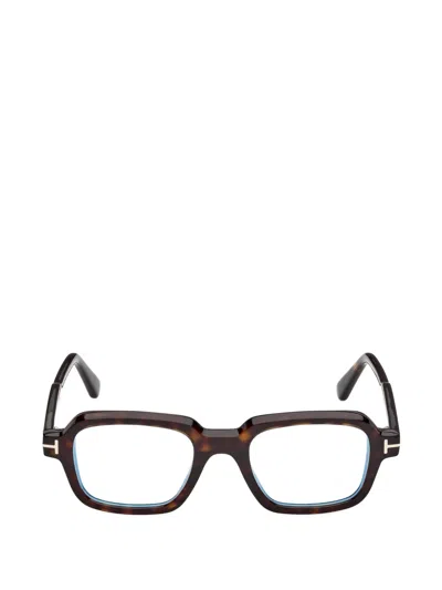 Tom Ford Square-frame Glasses In Black