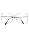 Tom Ford Square-frame Glasses In Brown
