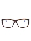 Tom Ford Square-frame Glasses In Brown