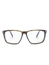 Tom Ford Square-frame Glasses In Brown