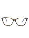 Tom Ford Square-frame Glasses In Brown