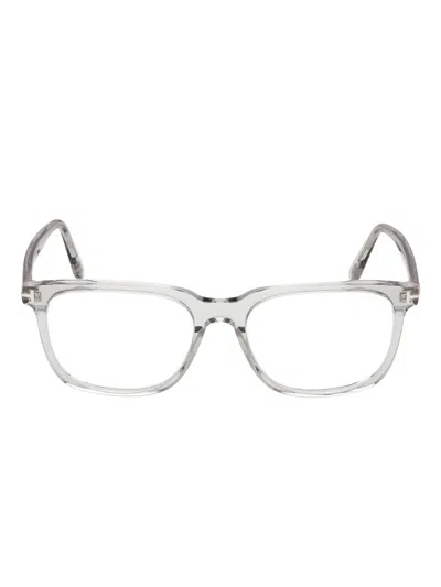 Tom Ford Square-frame Glasses In Gray