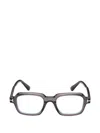 Tom Ford Square-frame Glasses In Brown