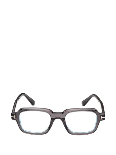 Tom Ford Square-frame Glasses In Brown