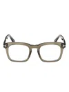 Tom Ford Square-frame Glasses In Green
