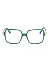 Tom Ford Square-frame Glasses In Green