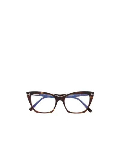 TOM FORD TOM FORD EYEWEAR CAT-EYE FRAME GLASSES