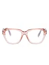 Tom Ford Square-frame Glasses In Pink