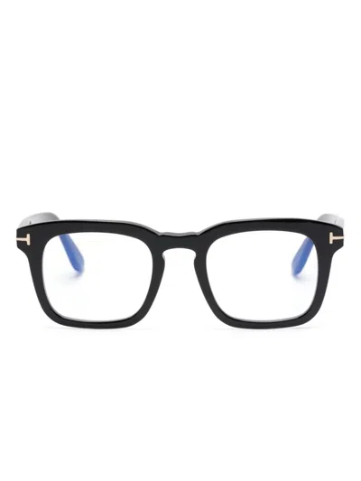Tom Ford Square-frame Glasses In Black