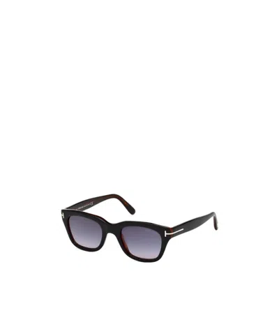 Tom Ford Square-frame Gradient Sunglasses In Black