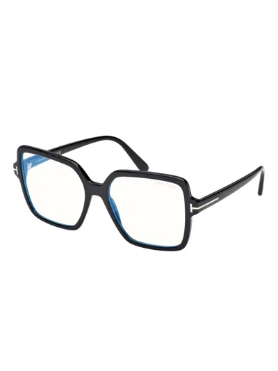 Tom Ford Square-frame Optical Glasses In Black