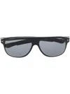 Tom Ford Square-frame Straight Sunglasses In Black