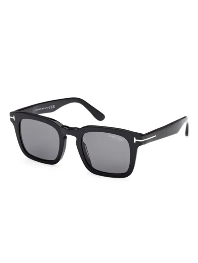 Tom Ford Square Sunglasses In Black