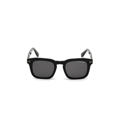 Tom Ford Square Frame Sunglasses In Black