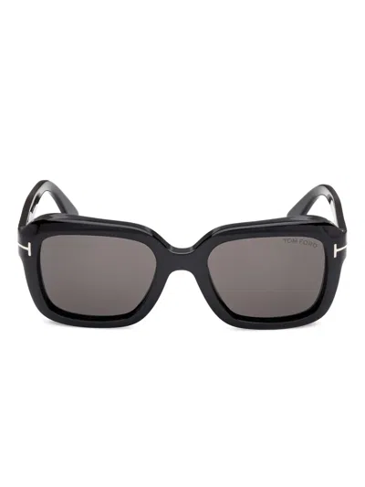 Tom Ford Square-frame Sunglasses In Black