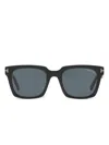 Tom Ford Square-frame Sunglasses In Black