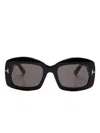 Tom Ford Square-frame Sunglasses In Black