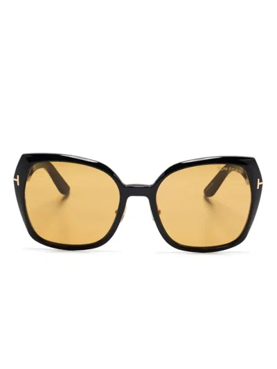 Tom Ford Square-frame Sunglasses In Black