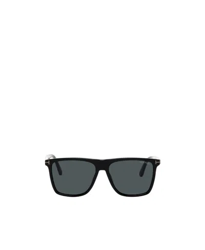 Tom Ford Square Frame Sunglasses In Black