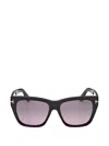 Tom Ford Flynn 55mm Gradient Butterfly Sunglasses In Pattern