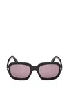 Tom Ford Lana 53mm Rectangular Sunglasses In Red