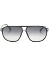Tom Ford Square-frame Sunglasses In Black