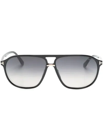 Tom Ford Square-frame Sunglasses In Black