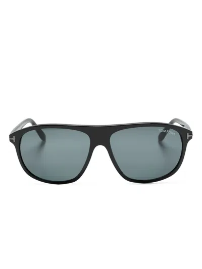 Tom Ford Square-frame Sunglasses In Black