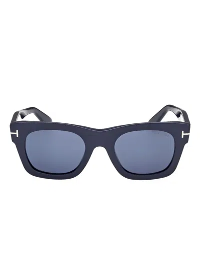 Tom Ford Square-frame Sunglasses In Blue