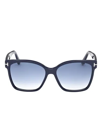 Tom Ford Square-frame Sunglasses In Blue